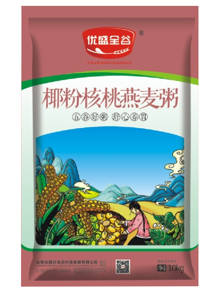 椰粉核桃燕麦粥