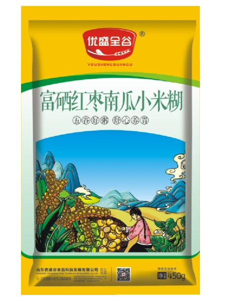 富硒红枣南瓜小米糊