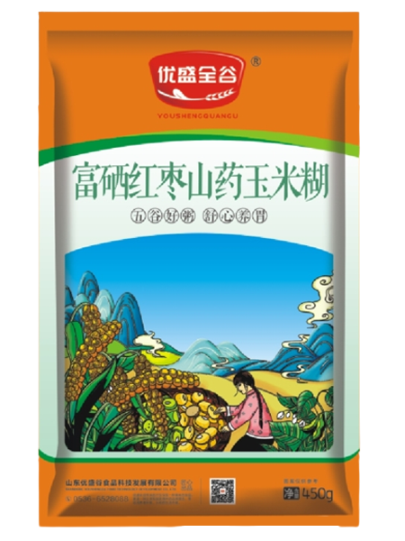 富硒红枣山药玉米糊